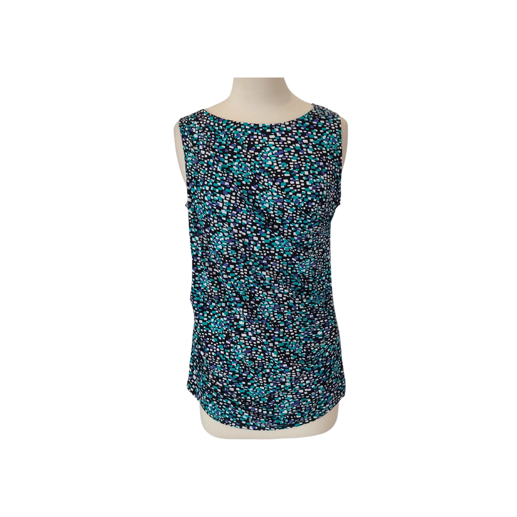 Cleo Multicolour Crossover Sleeveless Top | Brand New |