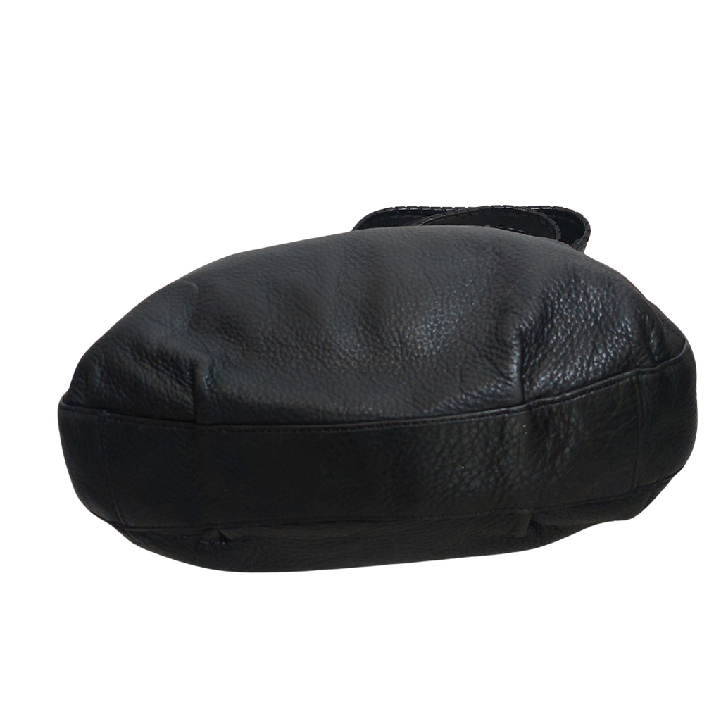 Michael Kors Black Soft Leather Convertible Shoulder Bag | Pre Loved |