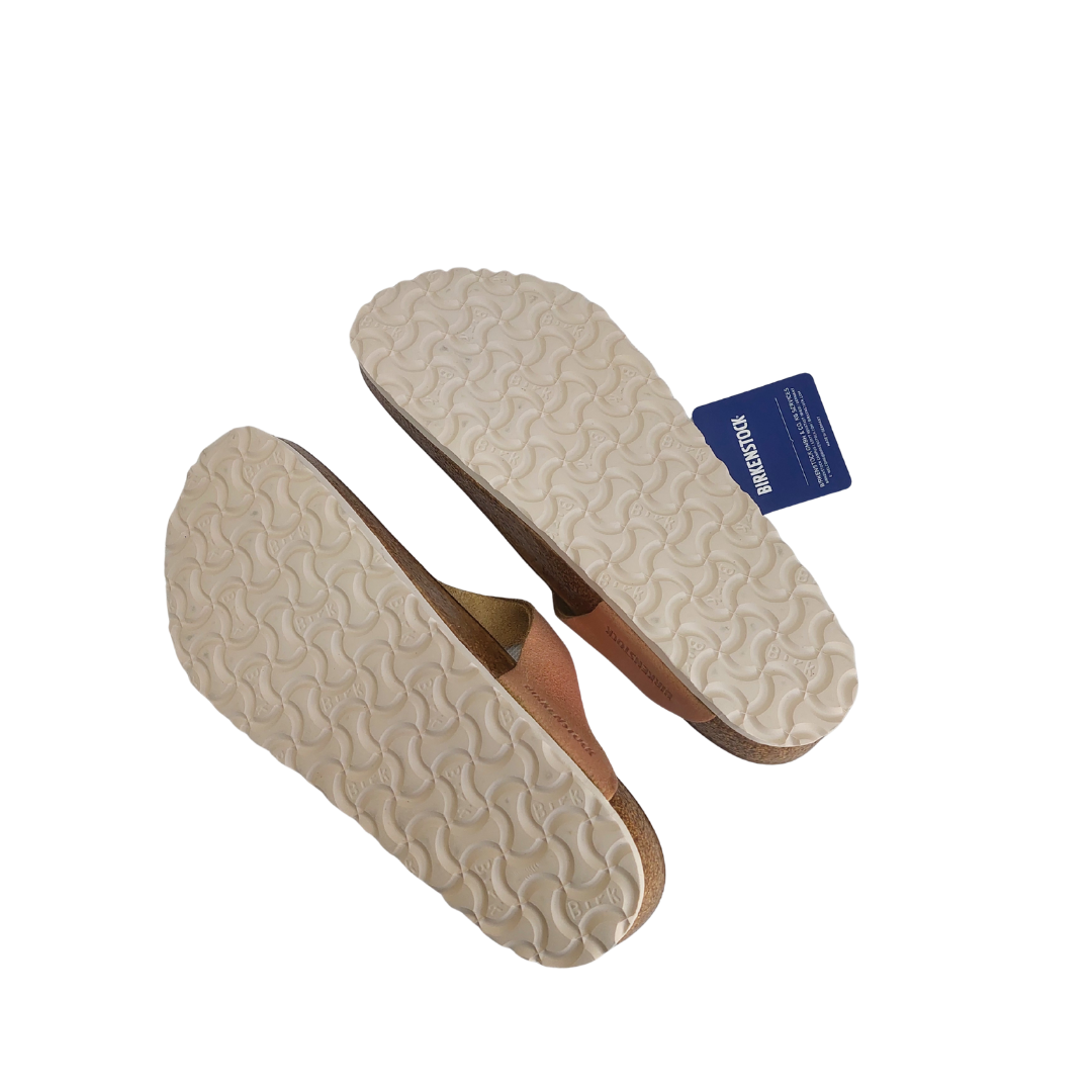 Birkenstock Washed Metallic Sea Copper Leather Gizeh | Brand New |