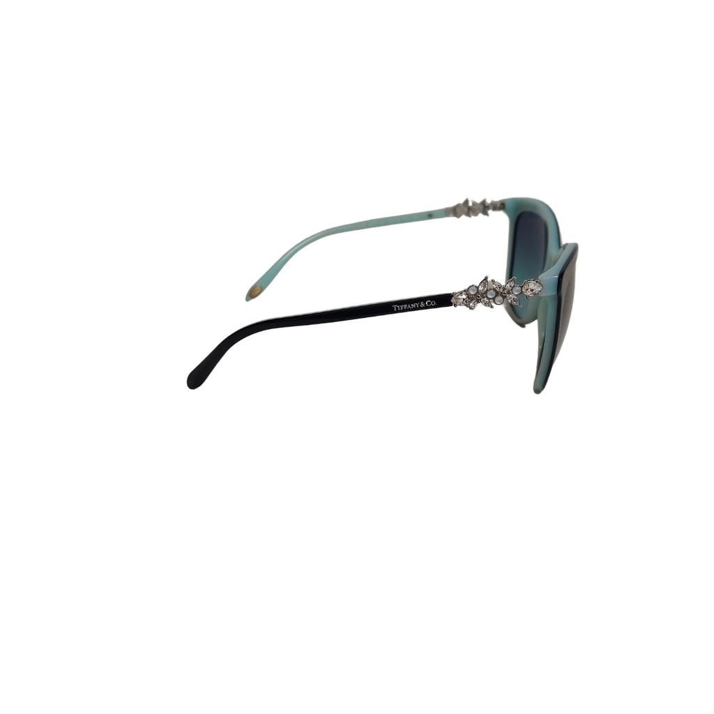 Tiffany Black TF 4131 Rhinestone Sunglasses | Pre Loved |