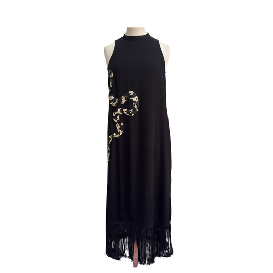 Berdi Black Embellished Maxi Dress | Gently Used |