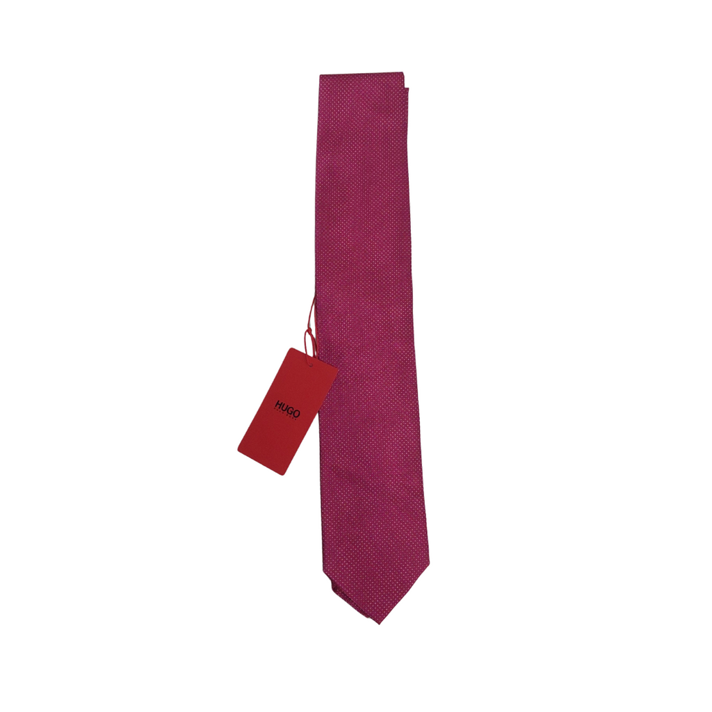 Hugo Boss Men's Pink 100% Silk Tie | Brand New |