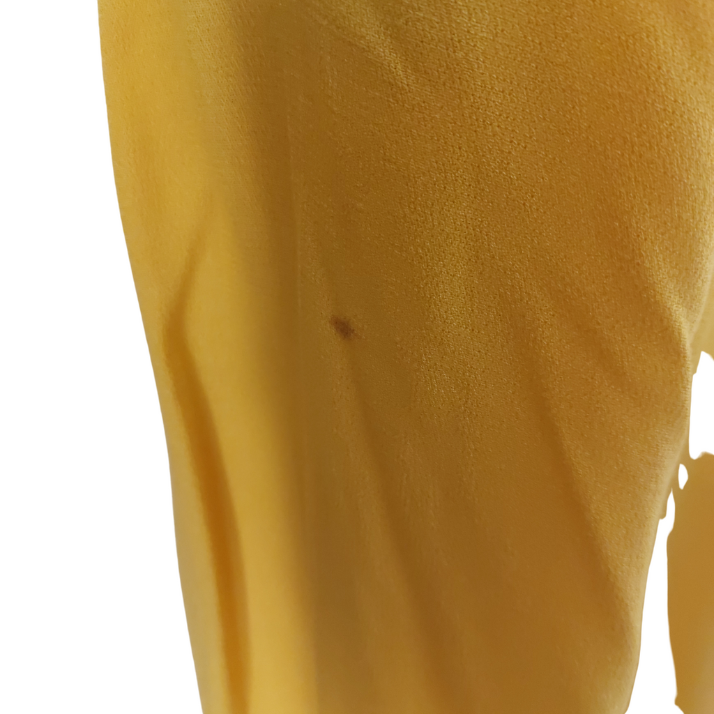Express Mustard Ladder Lace Trim Top | Pre Loved |