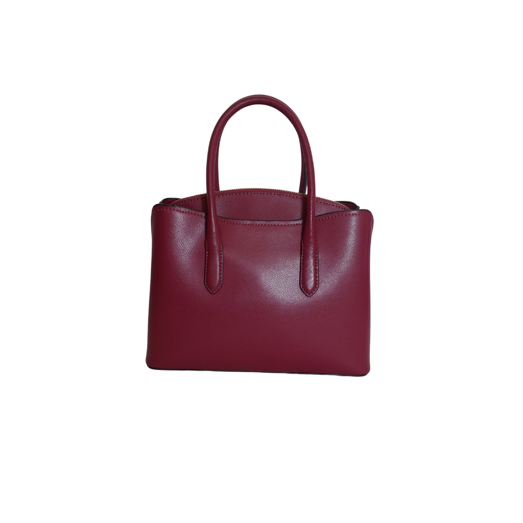 Kate Spade Burgundy Leather 'Rory' Medium Satchel Bag | Gently Used |