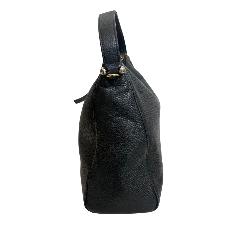 Kate Spade Black Pebbled Leather Shoulder Bag | Pre Loved |