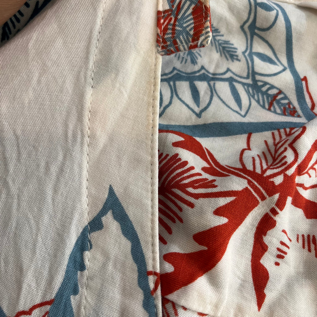 Koton White Printed Short Sleeves Midi Dress | Gently Used |