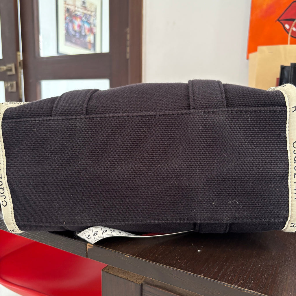 Marc Jacobs Black Canvas Tote Bag | Pre Loved |