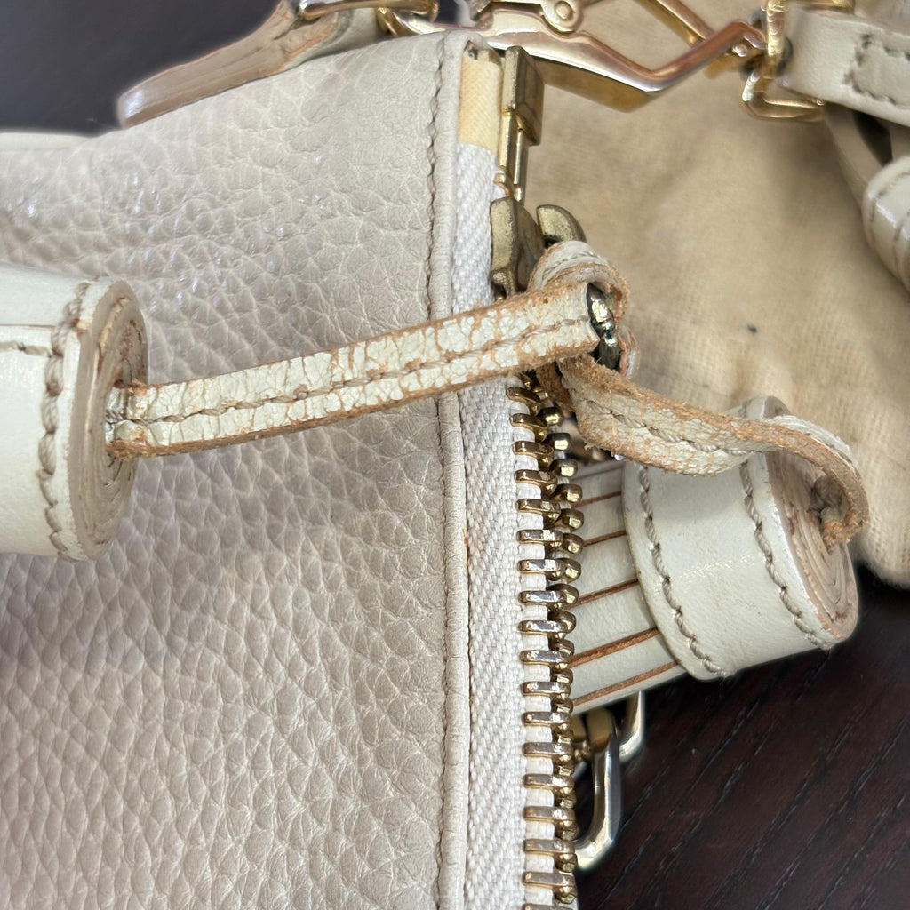 Burberry Beige Leather Crossbody Bag | Pre Loved |