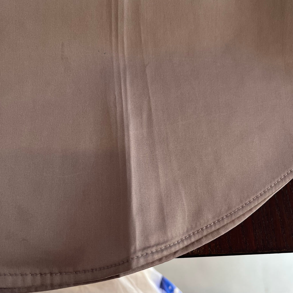 H&M Grey Satin Collared Top | Pre Loved |