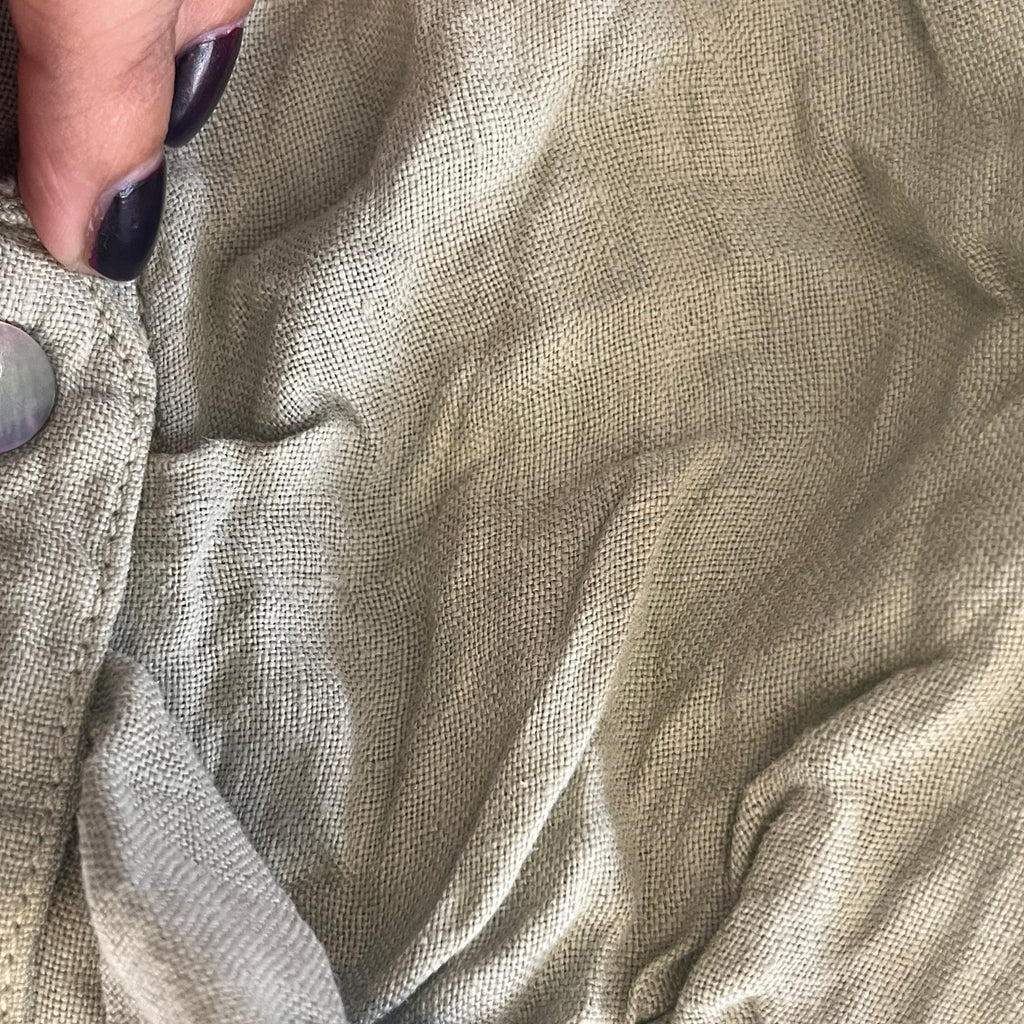 Zara Sage Green Button Down Dress | Pre Loved |