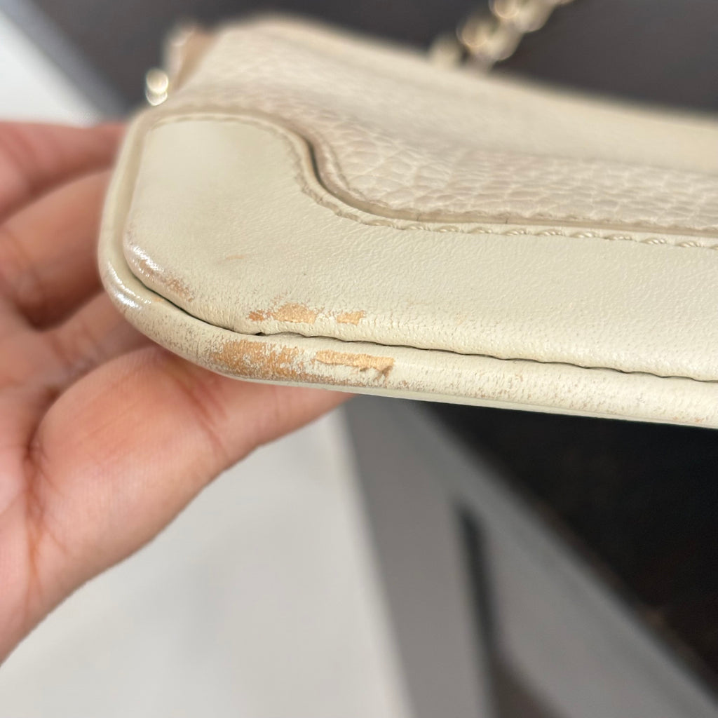 Burberry Beige Leather Crossbody Bag | Pre Loved |