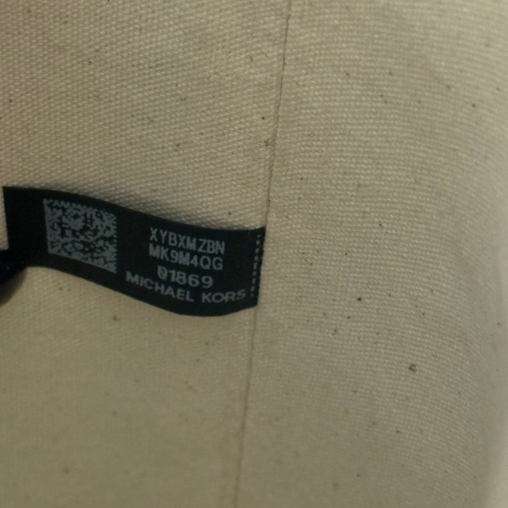 Michael Kors Brown Eliza Leather Large Studded Mixed-Media Tote Bag | Gently Used |