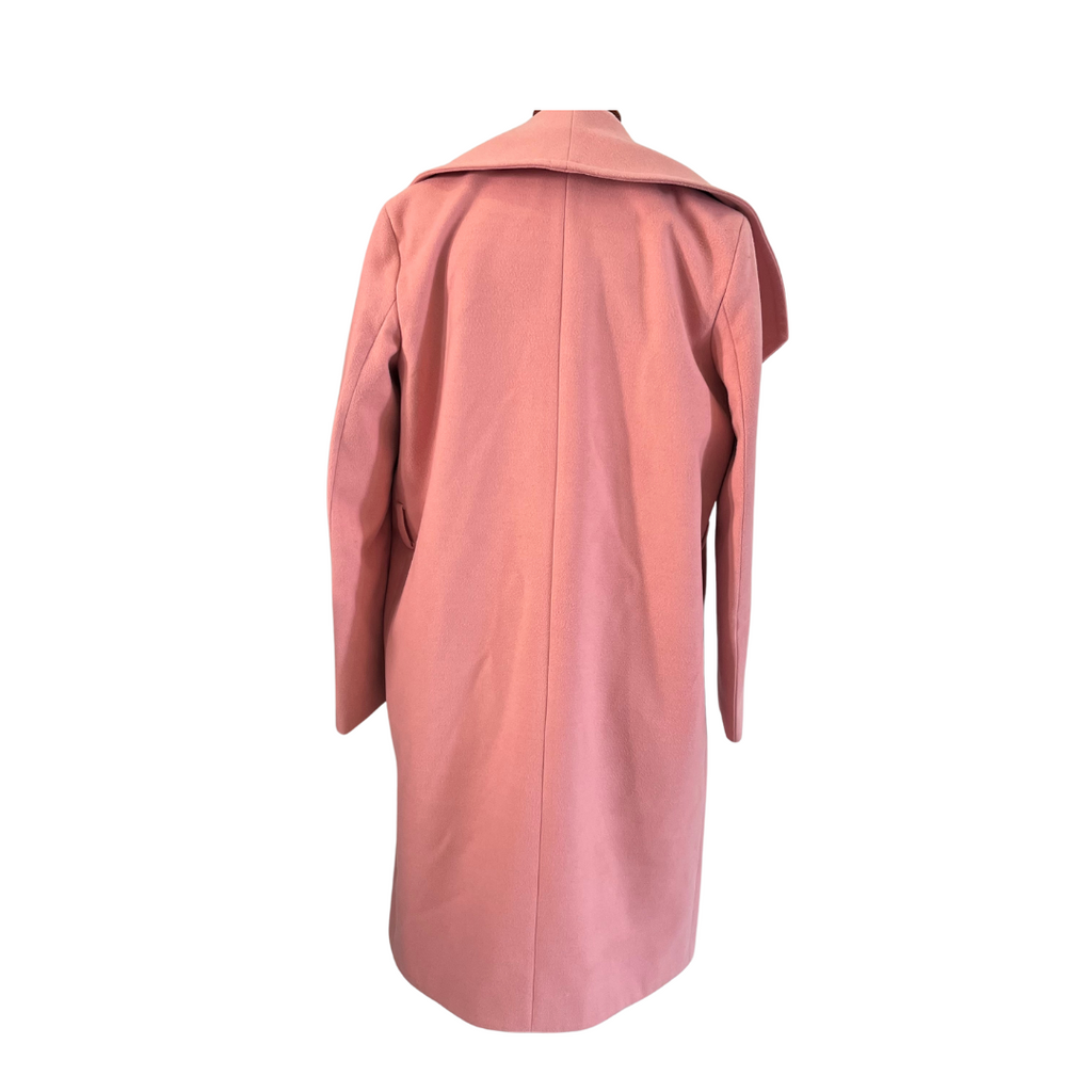 ZARA Pink Open Winter Coat | Pre Loved |