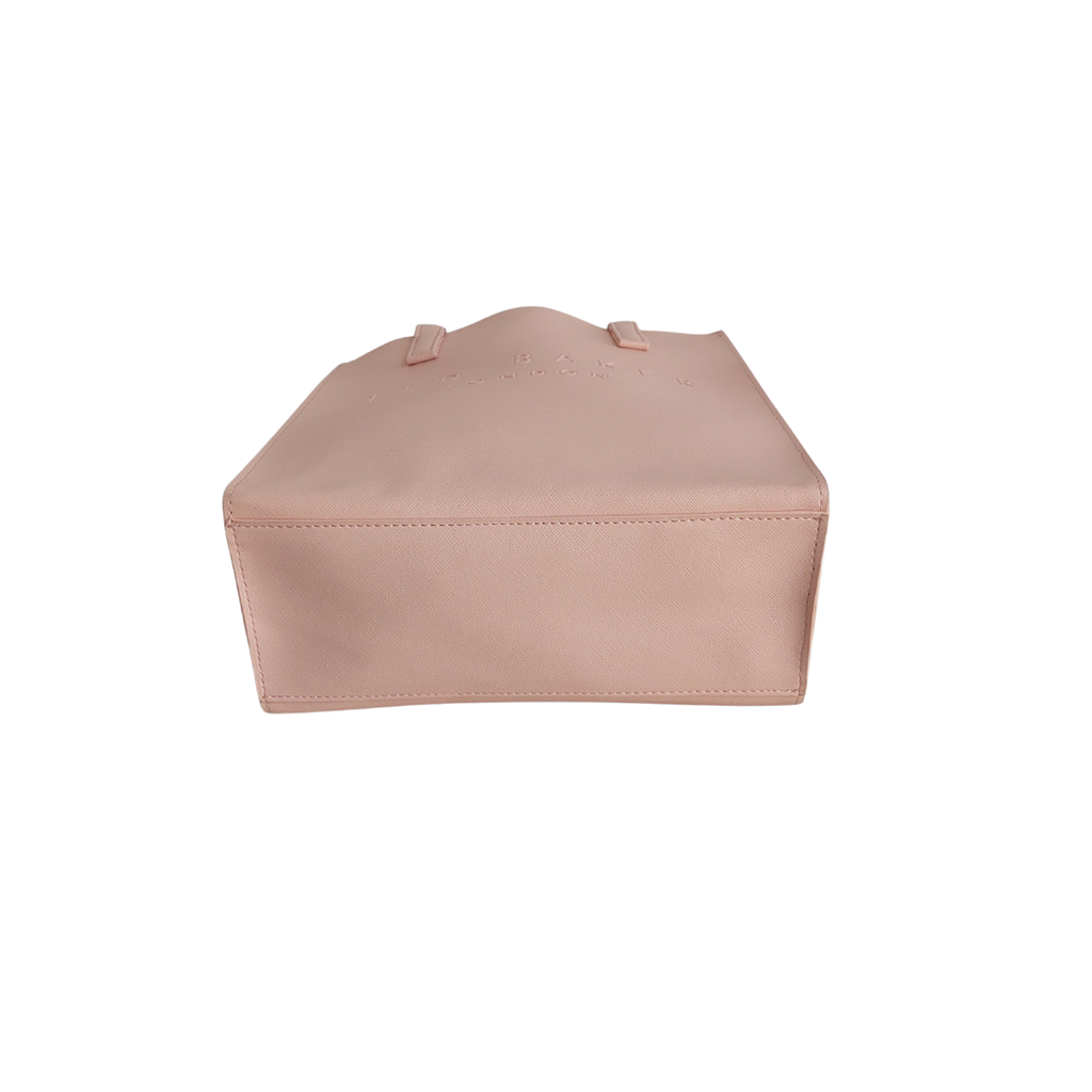 Ted Baker Pink Shopper Leatherette Small Icon Tote Bag | Gently Used |