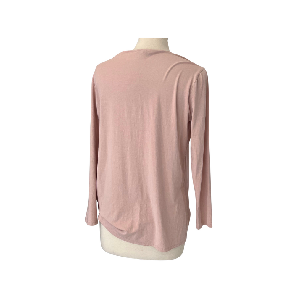 Vince Camuto Pink V-Neck Wrap Top | Gently Used |