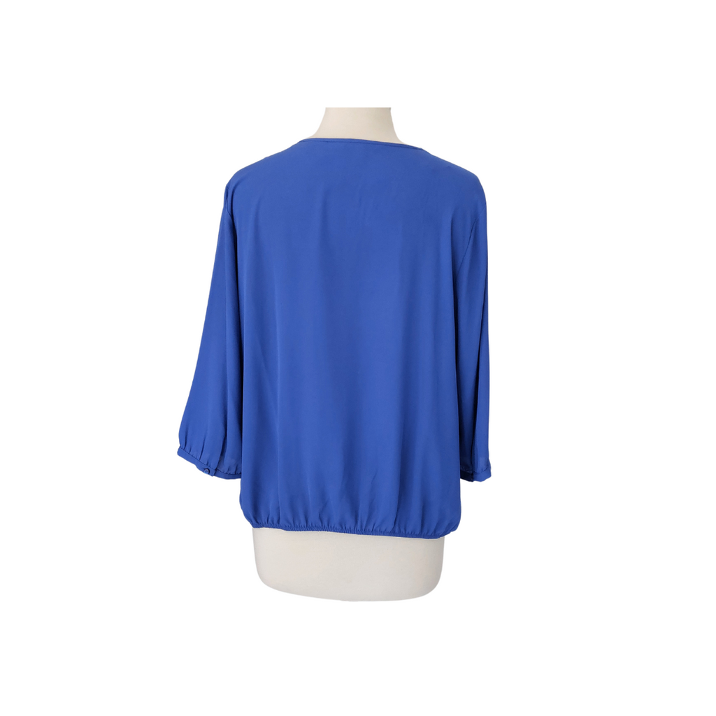 The Collection By Debenhams Blue Semi Sheer Blouse | Pre Loved |