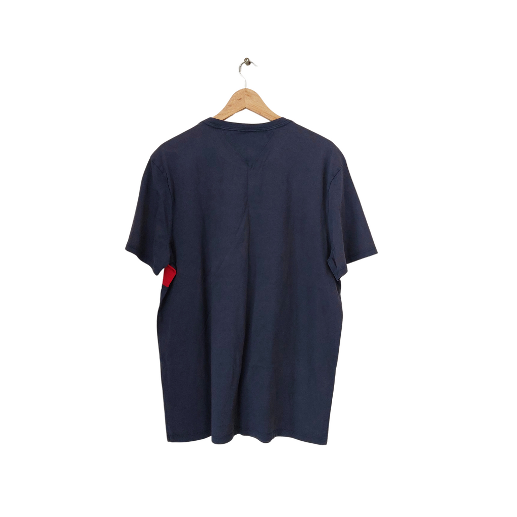 Tommy Hilfiger Navy Logo Men's T-Shirt | Brand New |