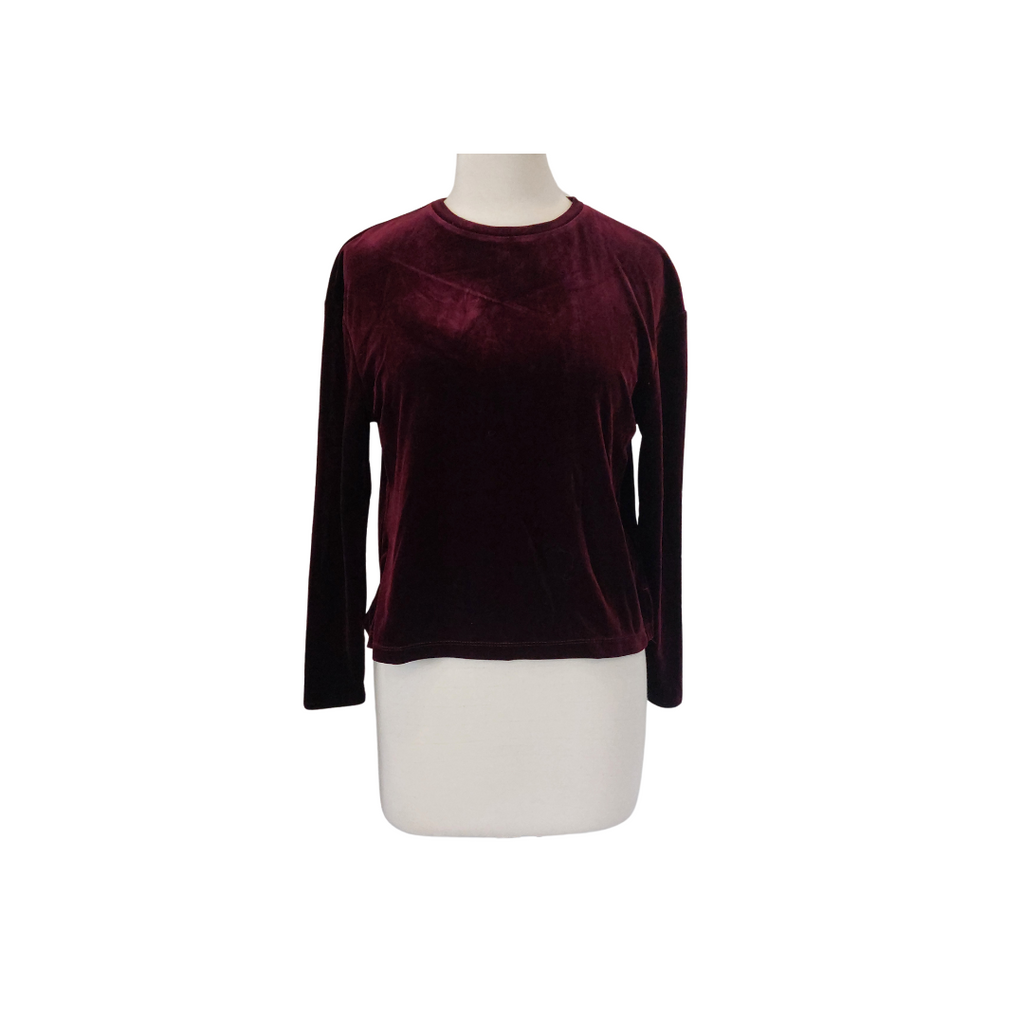 Max Maroon Velvet Co-ord Set | Gently Used |