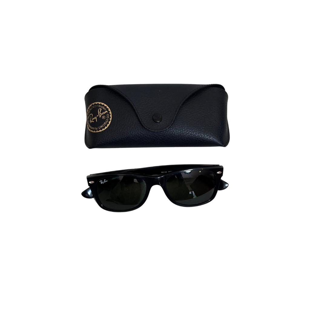 Ray-Ban Black New Wayfarer RB 2132 Polarized Sunglasses | Pre Loved |