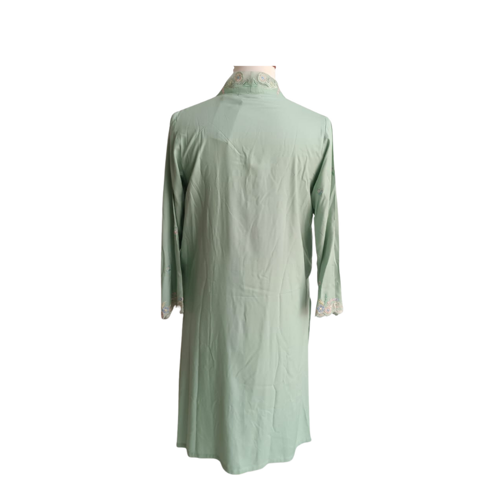 Mishkaa Light Green Embroidered Kurta | Brand New |