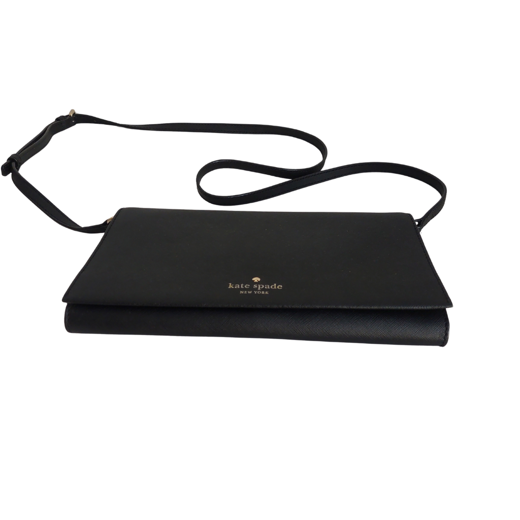 Kate Spade Black Leather Cedar Street Cali Crossbody Bag | Pre Loved |