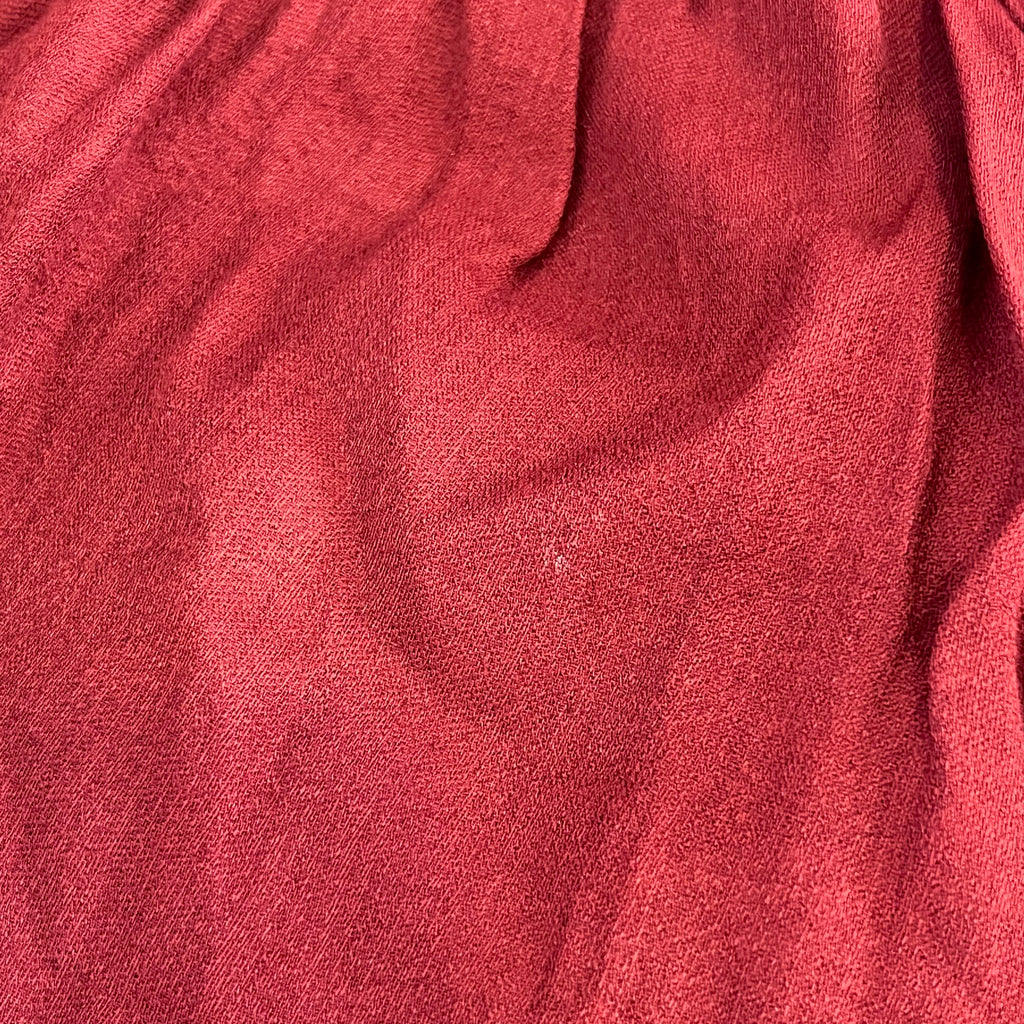 H&M Rust Button Down Top | Pre Loved |