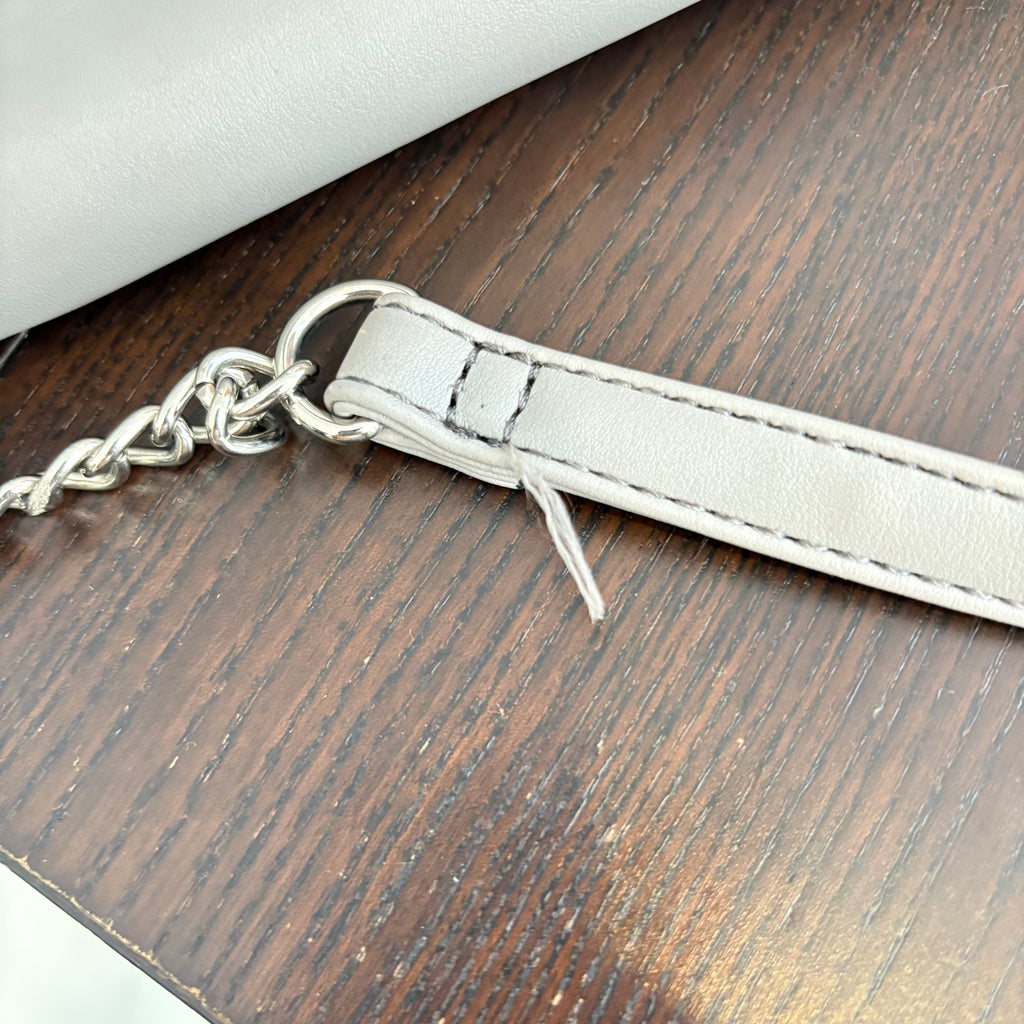 Nine West Grey Fold Over Crossbody Bag | Gently Used |