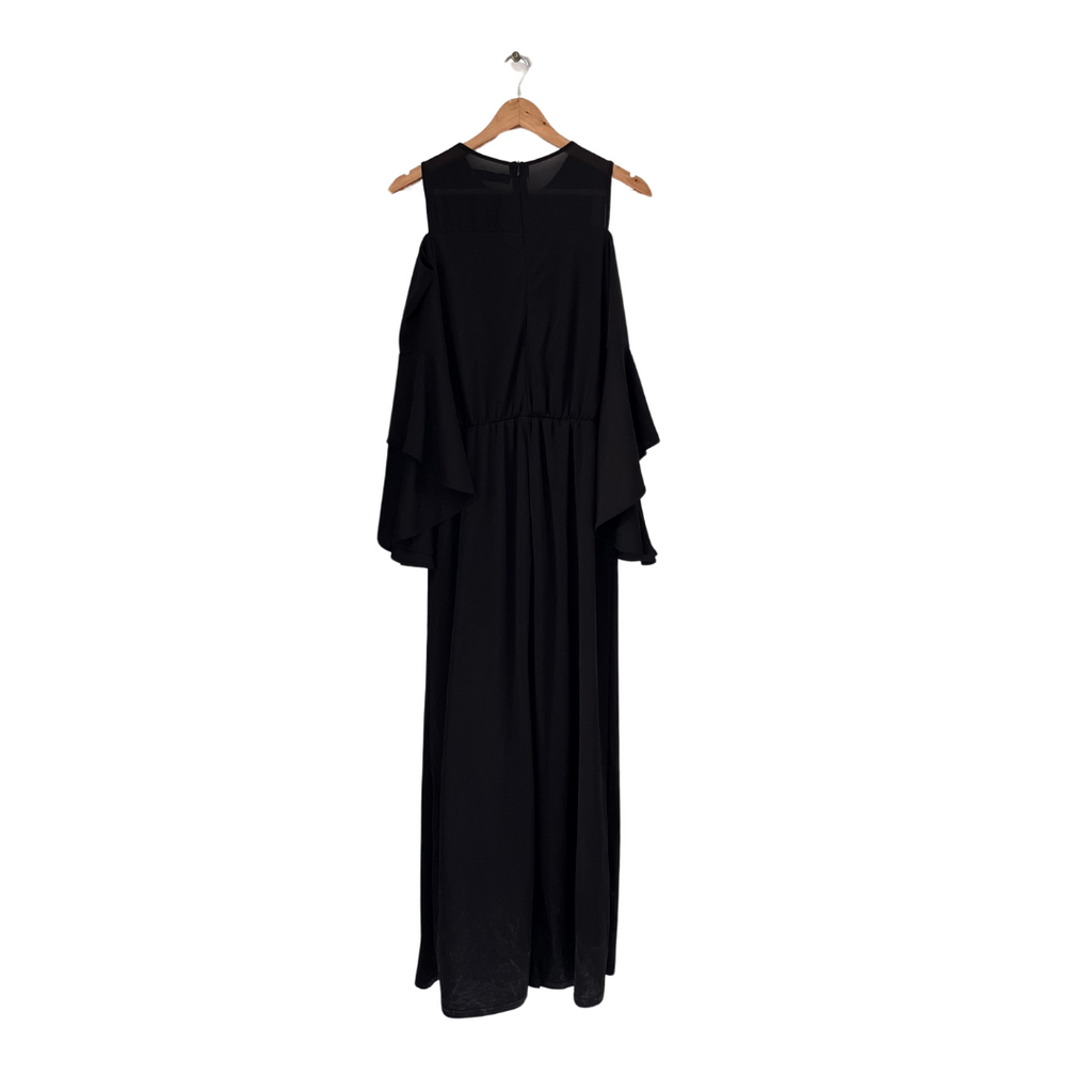 Mantra Black Cold Shoulder Jumpsuit | Pre Loved |