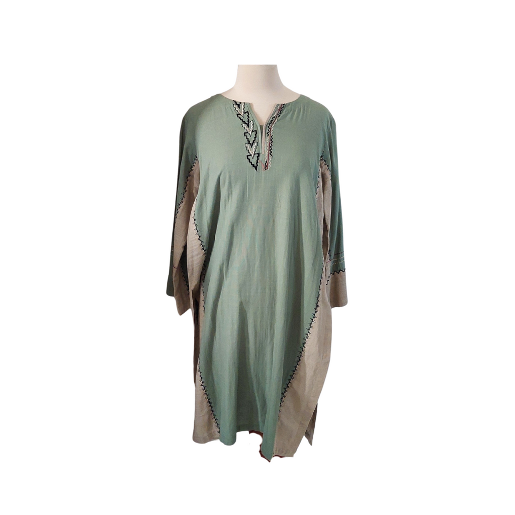Sumaira Khanani Green Embroidered Kurta | Like New |