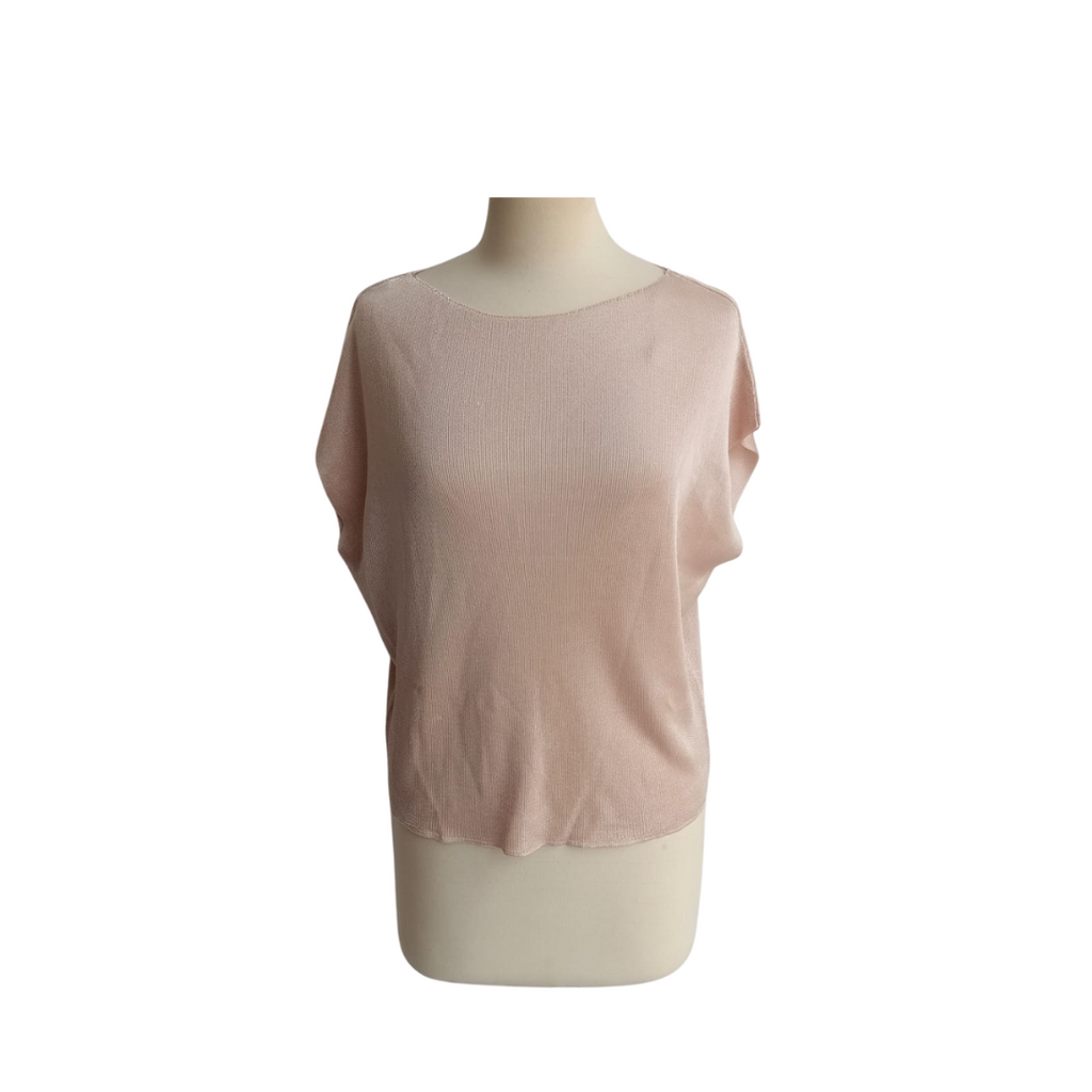 Reserved Pink Metallic Sleeveless Blouse | Brand New |