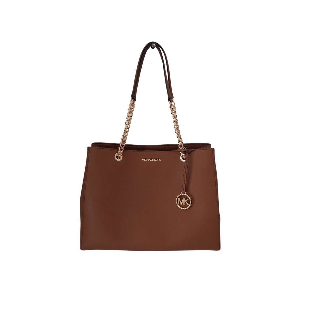Michael Kors Brown Large Leather Shoulder Bag | Gently Used |
