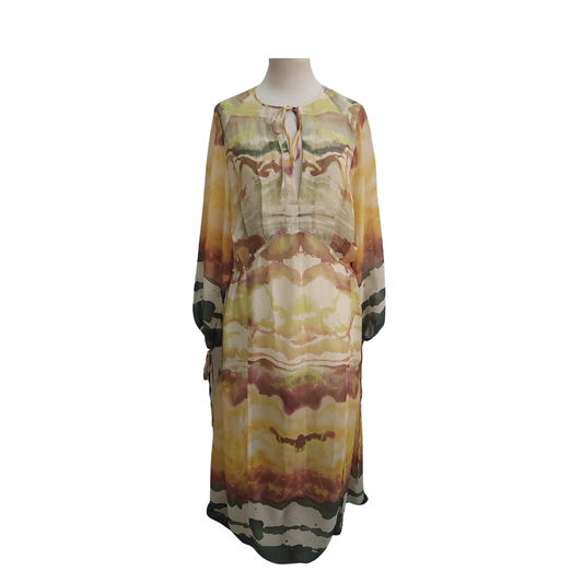 H&M Yellow & Green Sheer Dress | Gently Used |