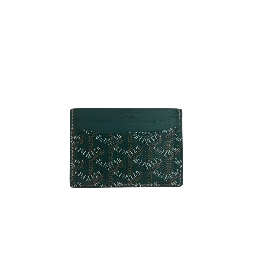 Goyard Green Saint Sulpice Card Wallet | Gently Used |