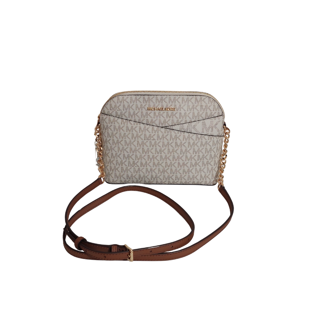 Michael Kors Vanilla Jet Set Medium Crossbody Bag | Brand New |
