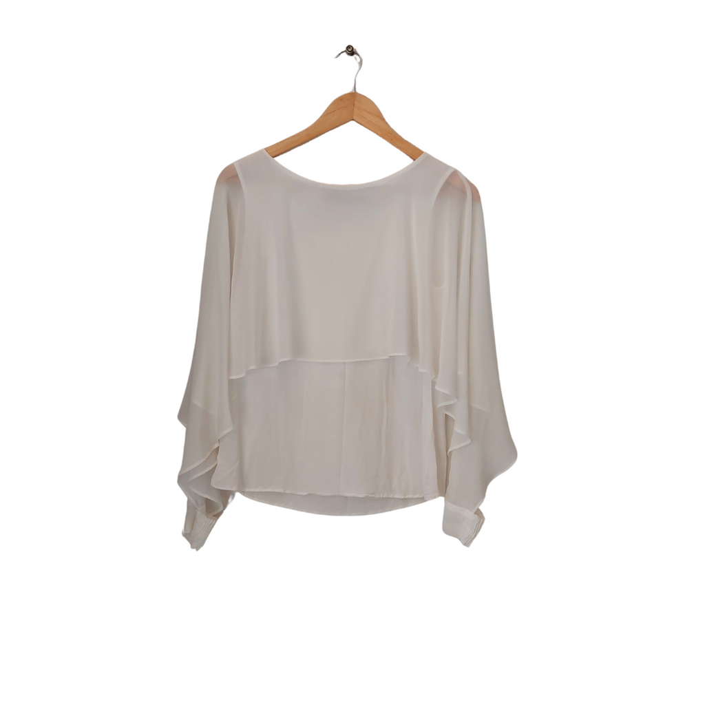 Zara White Layered Blouse | Gently Used |