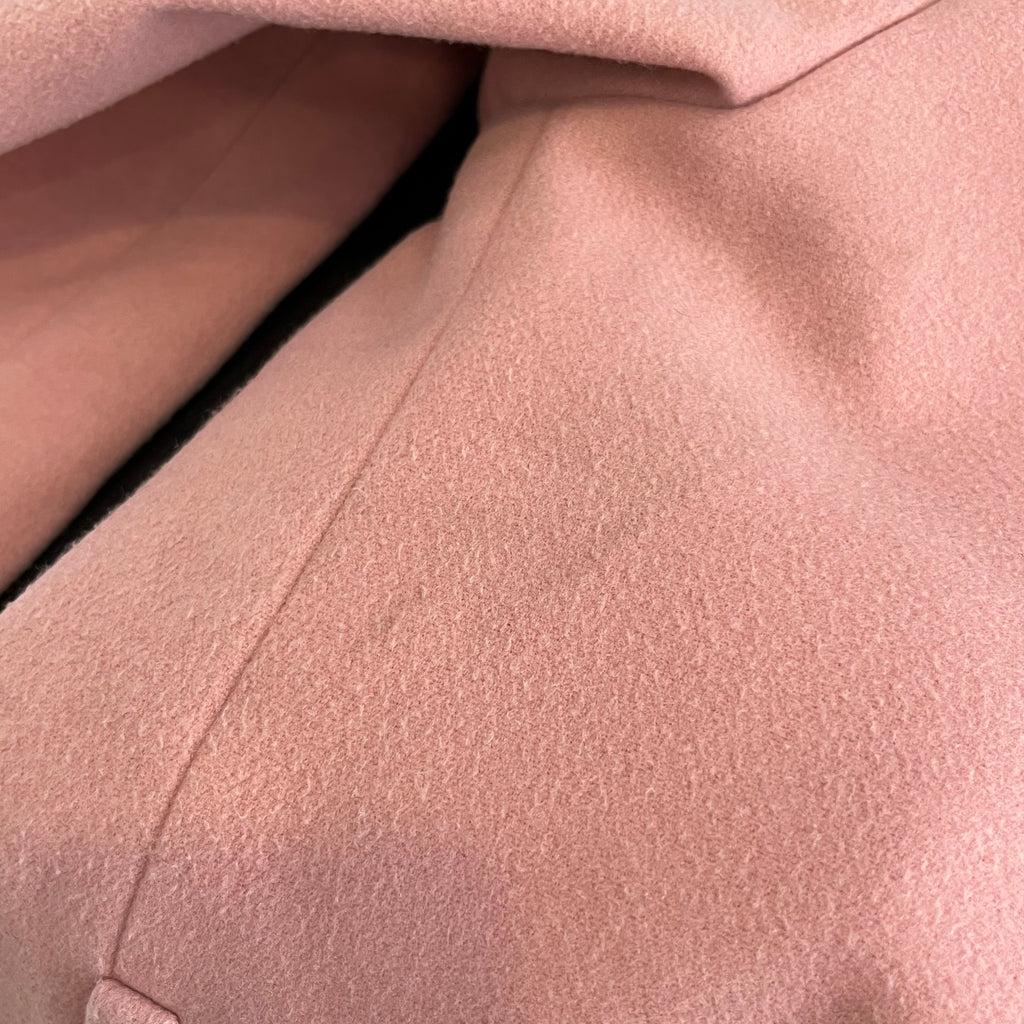 ZARA Pink Open Winter Coat | Pre Loved |