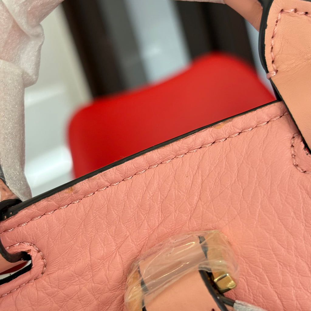 Michael Kors Pale Pink Romy Medium Leather Backpack | Brand New |