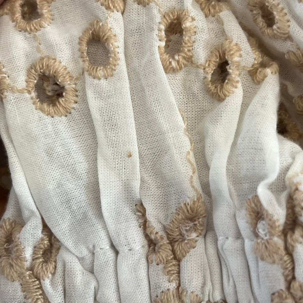 River Island White Off Shoulder Lace Cut-Work Blouse | Gently Used |