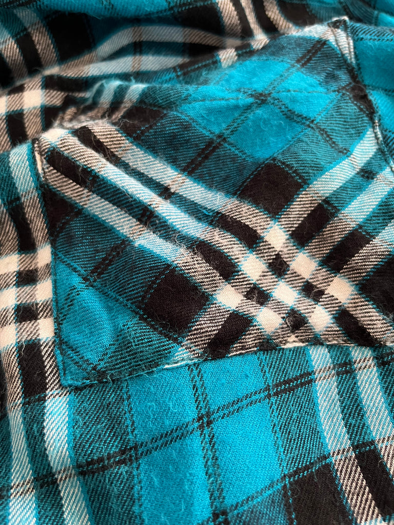 Lane Bryant Blue Flannel Shirt | Pre Loved |