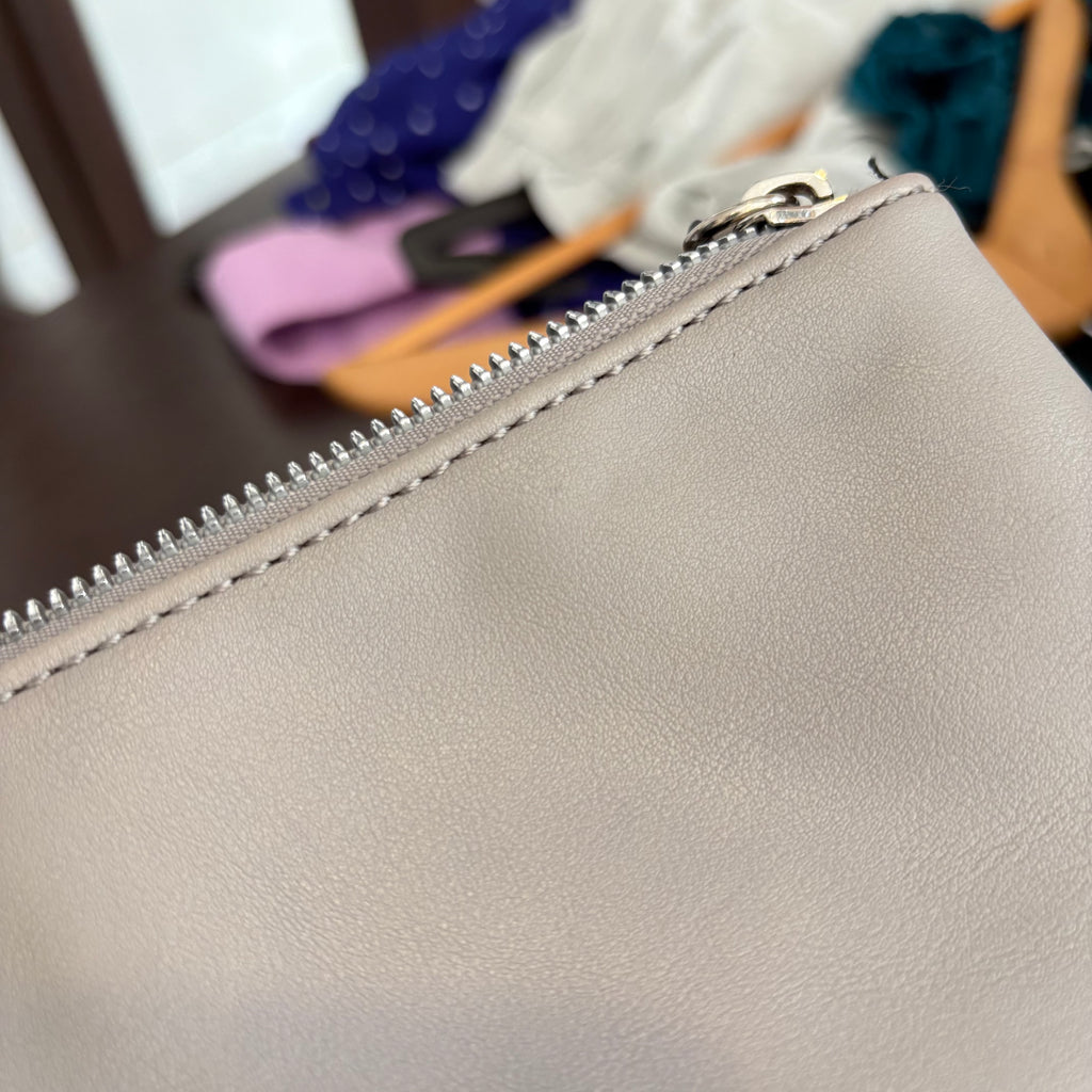 Nine West Grey Fold Over Crossbody Bag | Gently Used |