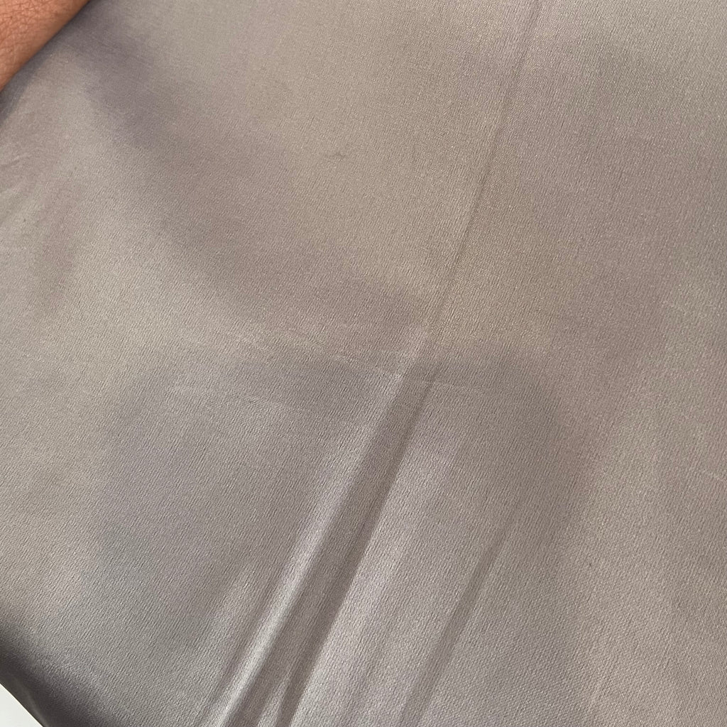 H&M Grey Satin Collared Top | Pre Loved |