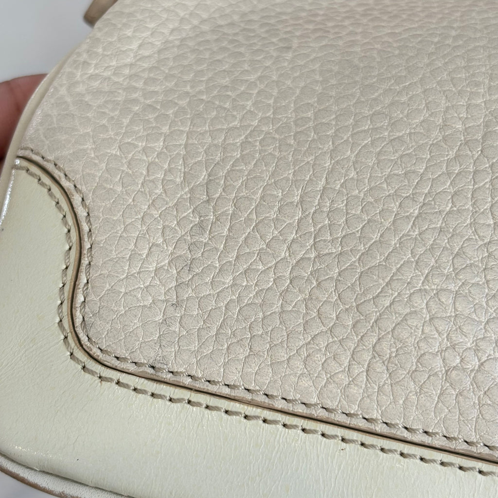 Burberry Beige Leather Crossbody Bag | Pre Loved |