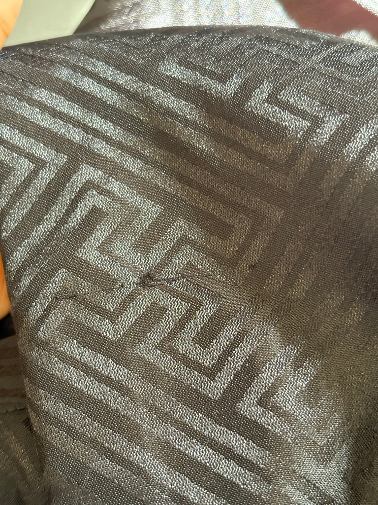 Wardah Saleem Black Silk Embroidered Co-ord Set | Pre Loved |