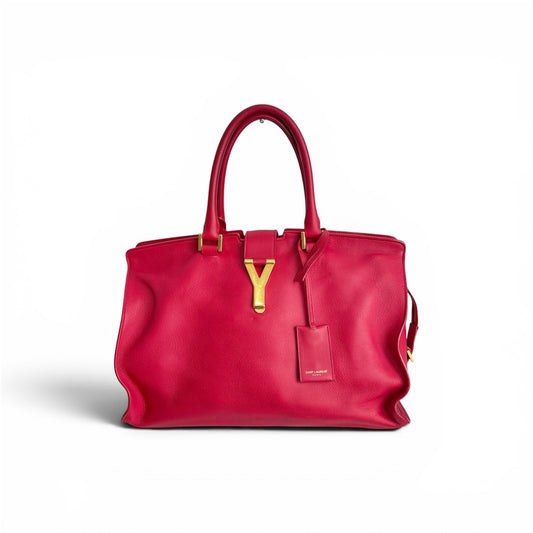 Saint Laurent Red Cabas Classique Y Bag | Pre Loved |