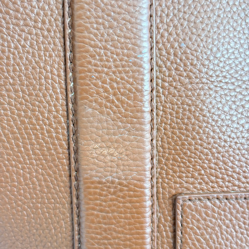 Marc Jacobs Tan Medium Leather Tote Bag | Pre Loved |