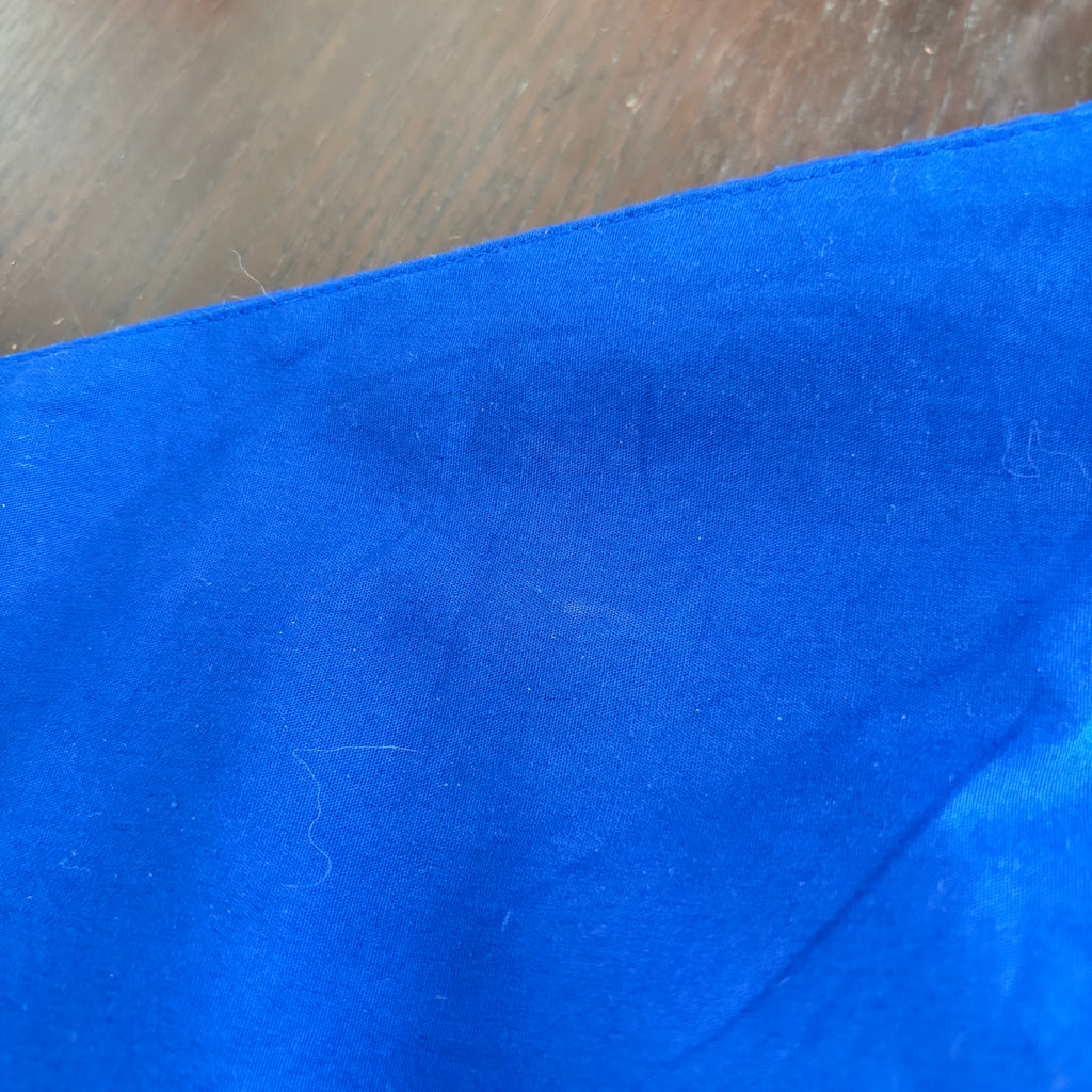 ZARA Royal Blue Collared Front Knot Top | Gently Used |