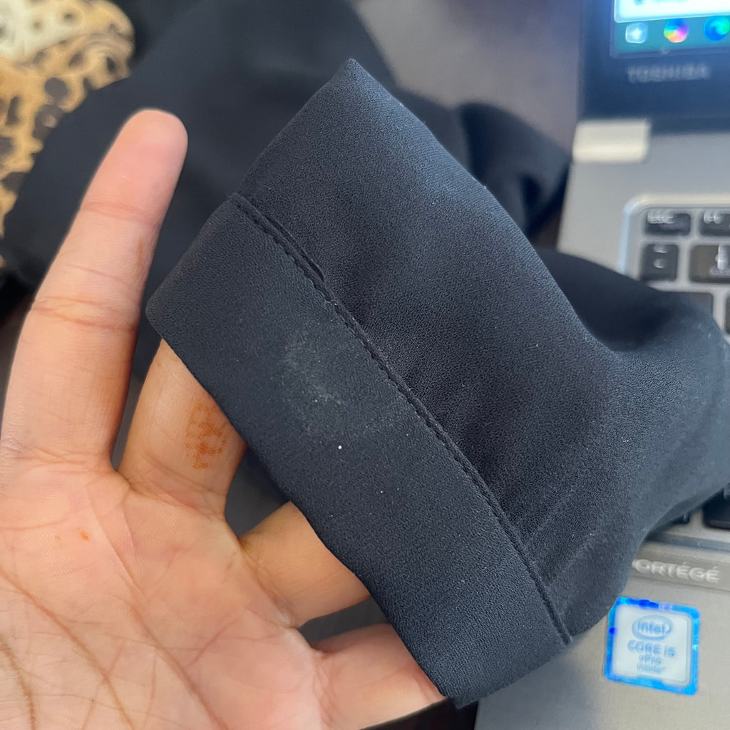 KOTON Black & Cheetah Print Top | Brand New |