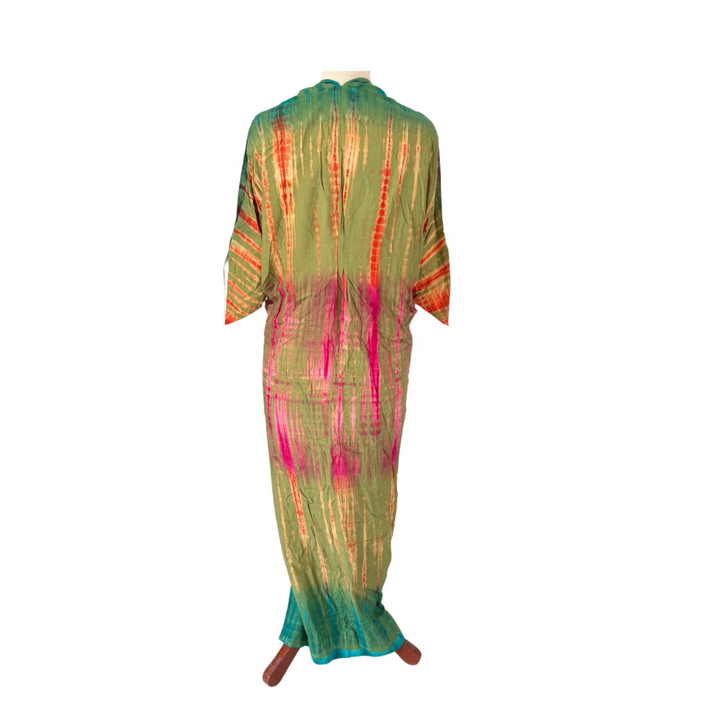 Iman Green Multicolor Kaftan | Gently Used |