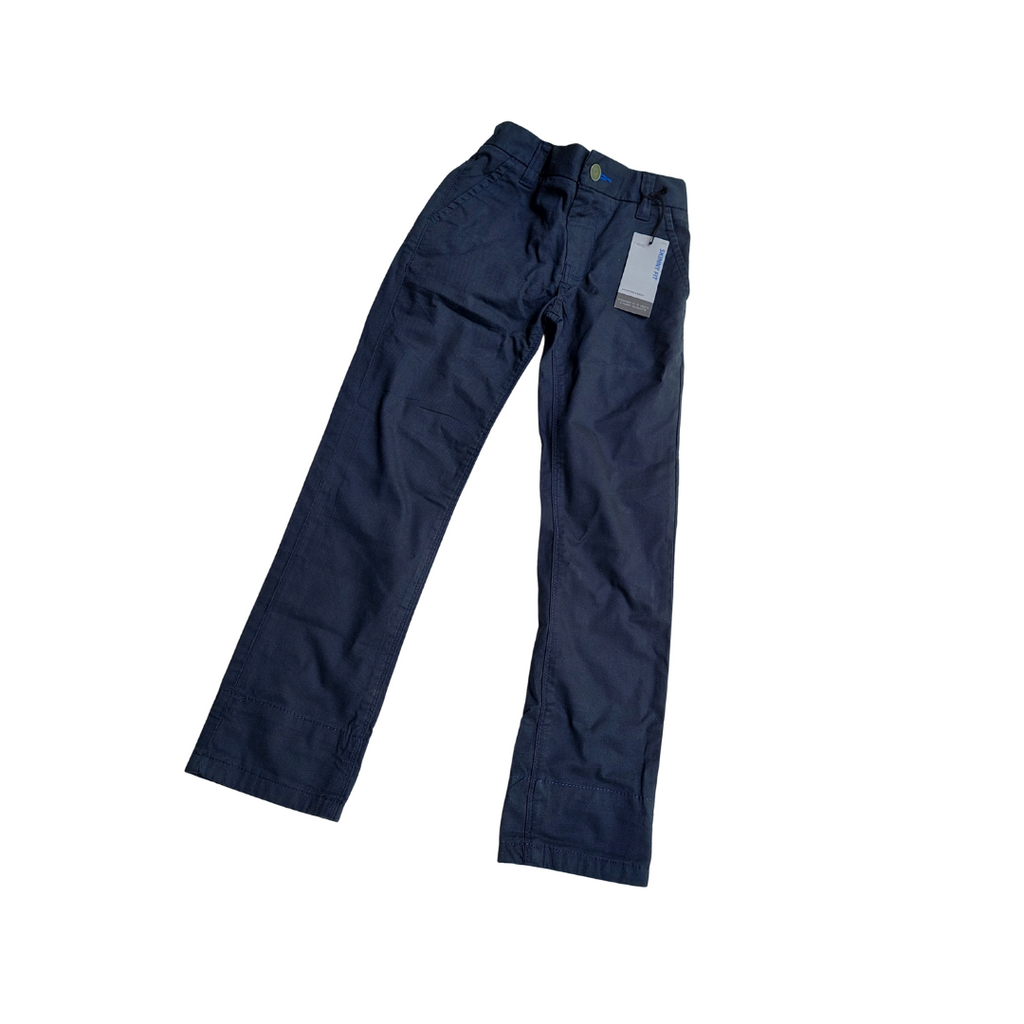 Next Navy Skinny Fit Straight Leg Pants (6 Years) | Brand New |
