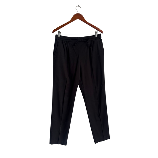 Zara Black Drawstring Pants | Pre Loved |